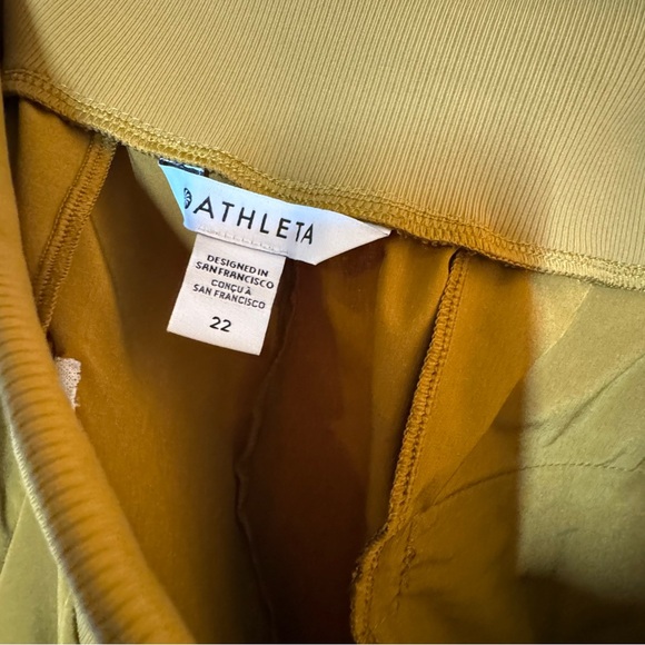 Athleta Plus Size Nolita Wide Leg Trousers in Golden Bronze NWT - Picture 14 of 14